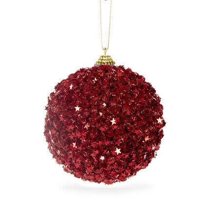 Red Stars Bauble - Exquisite Homewares