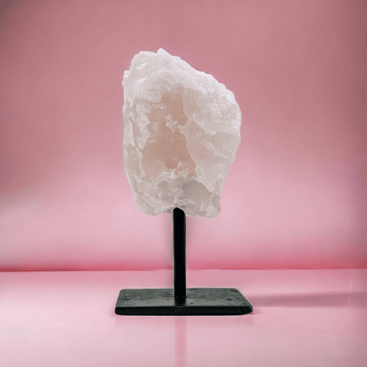 Rose Quartz Crystal Stand - Exquisite Homewares