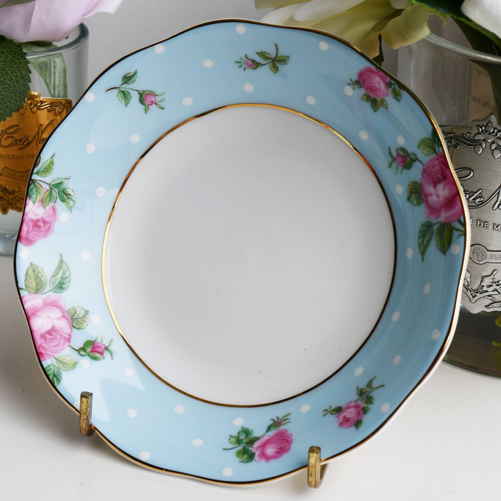 Royal Albert Bone China Royal Albert Cheeky Vintage Mix Polka Blue Bowl