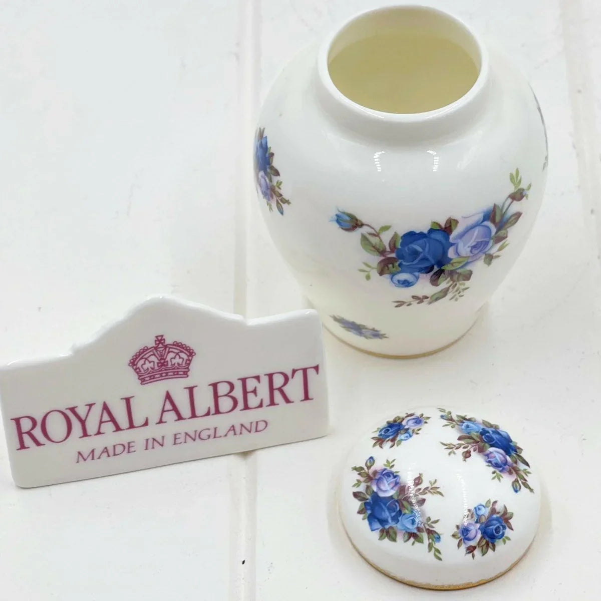 Royal Albert Moonlight Rose Small Ginger Jar - Exquisite Homewares 