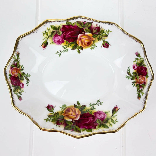 Royal Albert Old Country Roses Bon Bon / Nut Dish - Exquisite Homewares