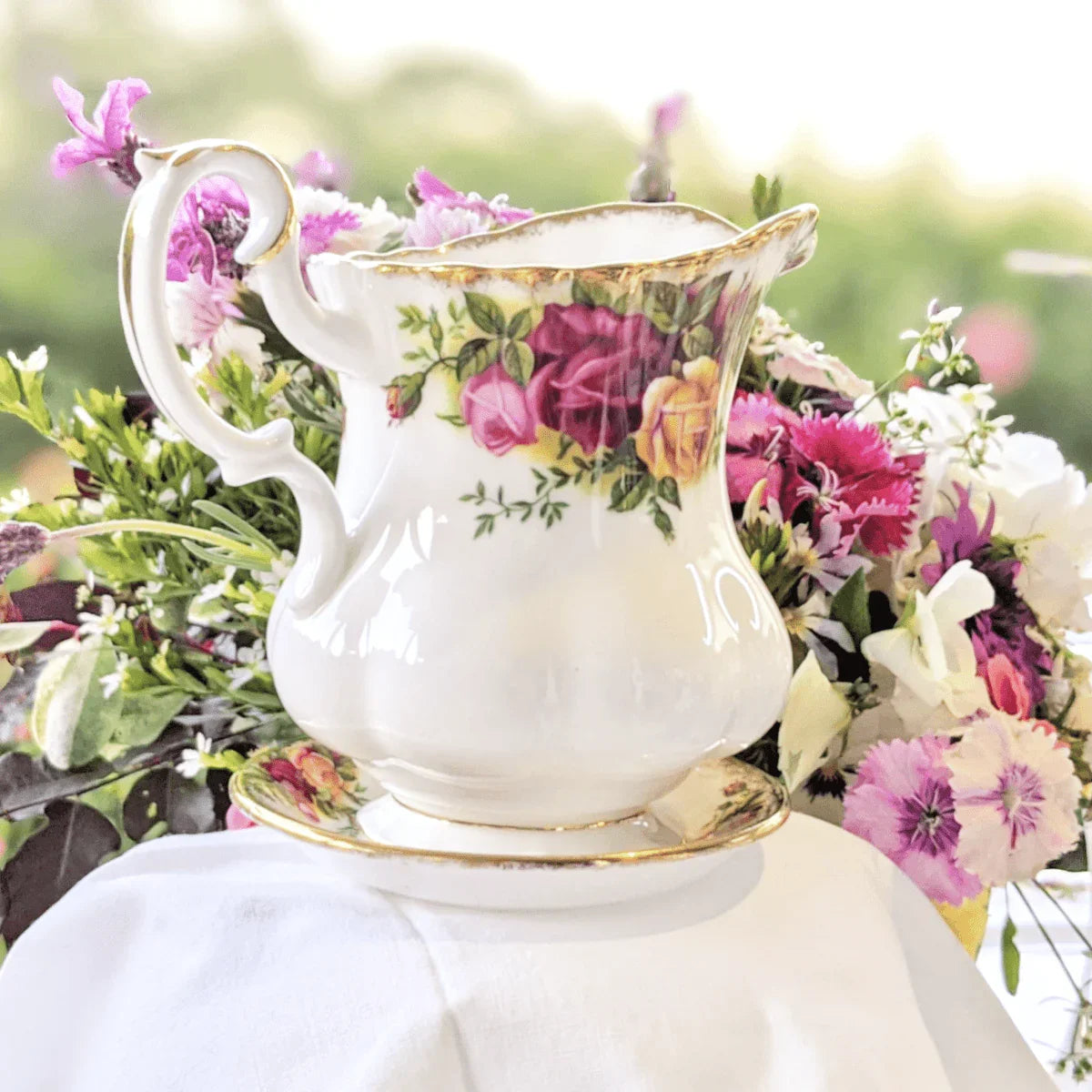 Royal Albert Old Country Roses Creamer - Exquisite Homewares 