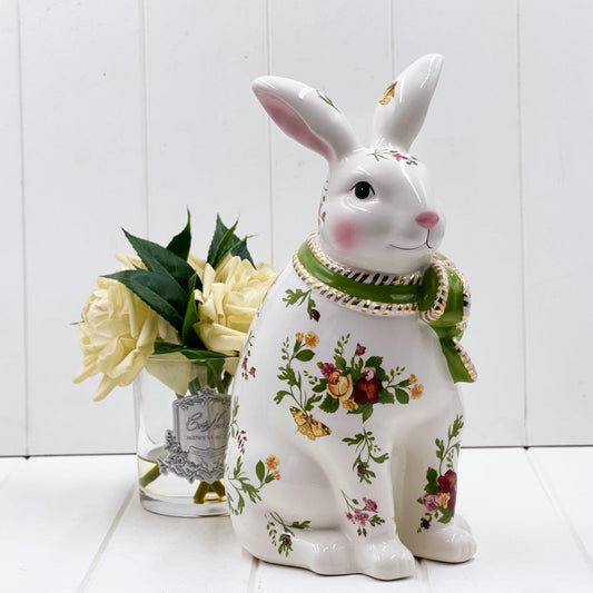 Royal Albert Old Country Roses Rabbit 31cm High - Impressive Size - Exquisite Homewares