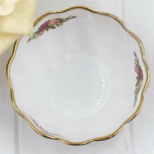 Royal Albert Vintage Old Country Roses Scalloped Bowl - Exquisite Homewares