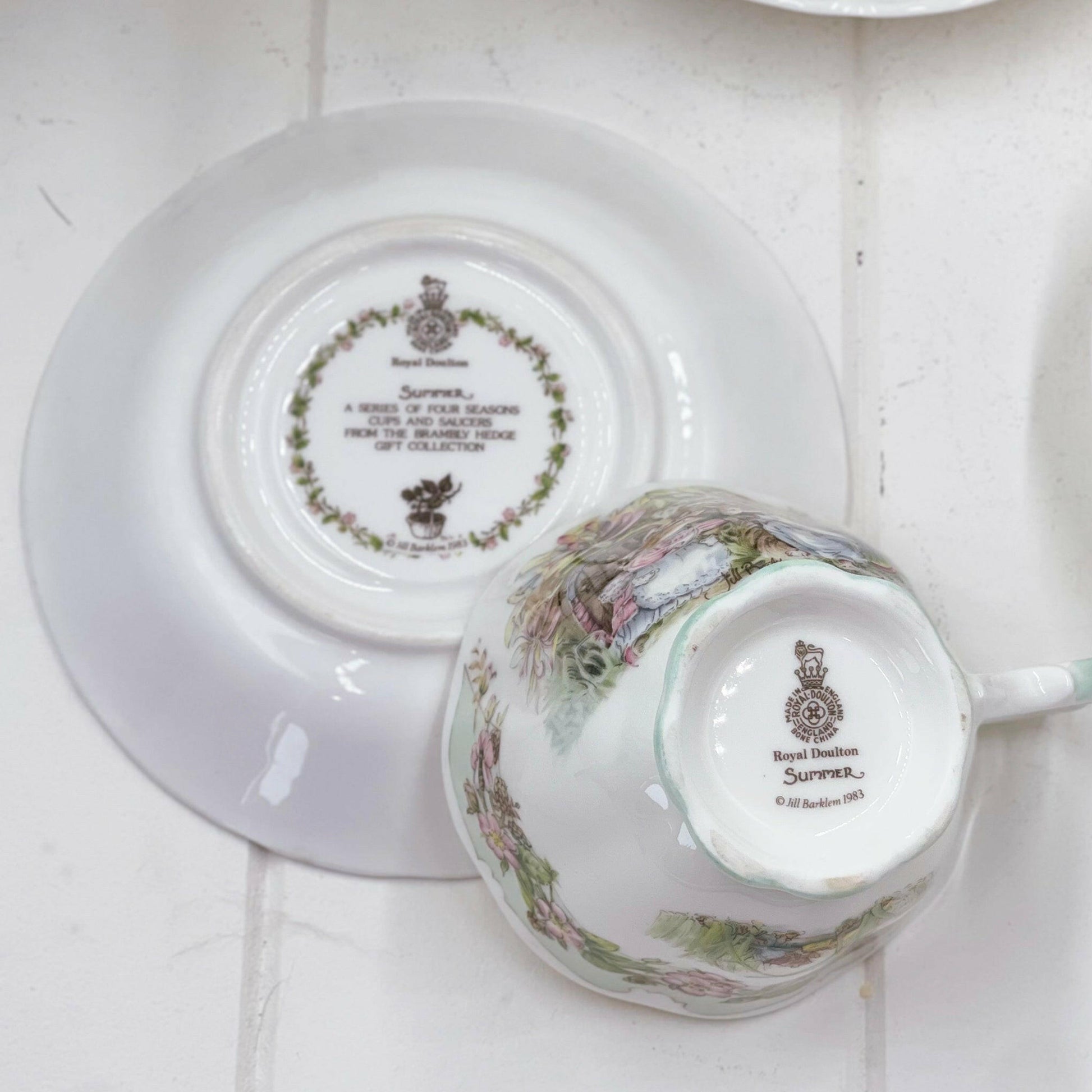 Royal Doulton Brambly Hedge Seasons Duo - Summer - Exquisite Homewares