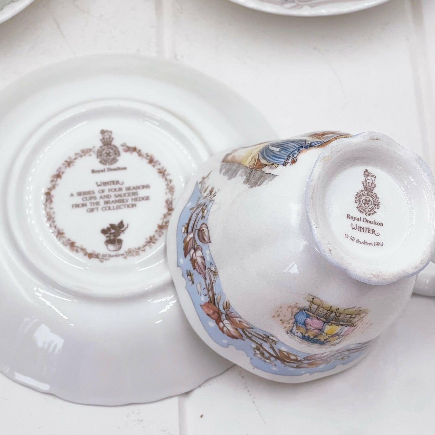 Royal Doulton Brambly Hedge Seasons Duo - Winter - Exquisite Homewares