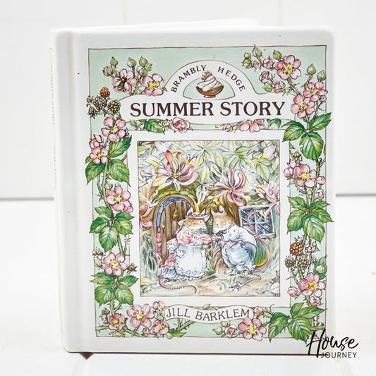 Royal Doulton Brambly Hedge Summer Savings Book 13x11x9cm - Jill Barklem 1989 - Exquisite Homewares