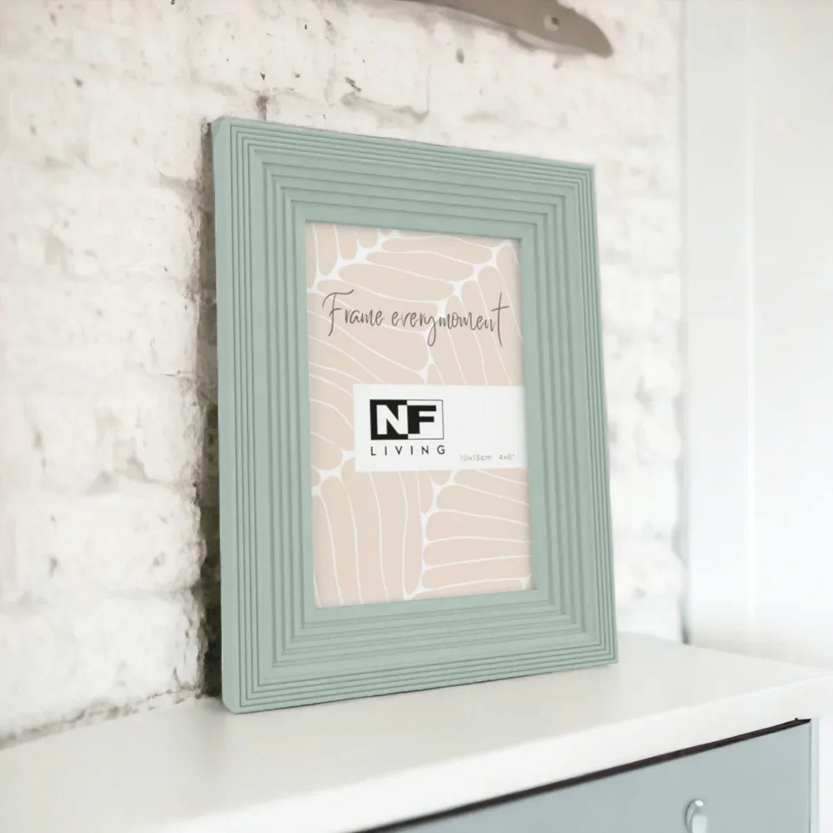 Sage Green Ripple 4x6" Photo Frame - Exquisite Homewares 
