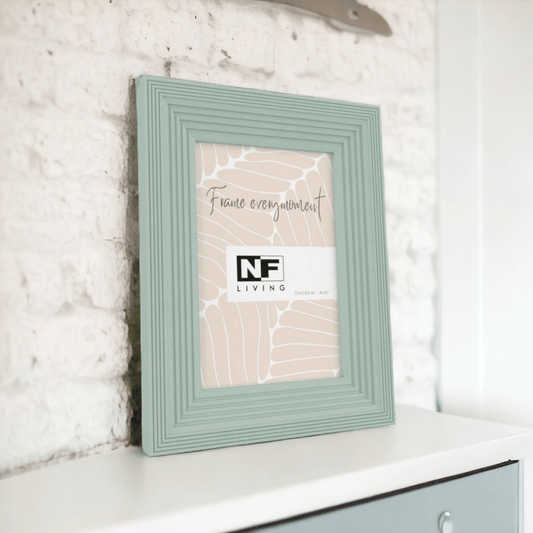 Sage Green Ripple 4x6" Photo Frame - Exquisite Homewares