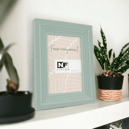 Sage Green Ripple 4x6" Photo Frame - Exquisite Homewares