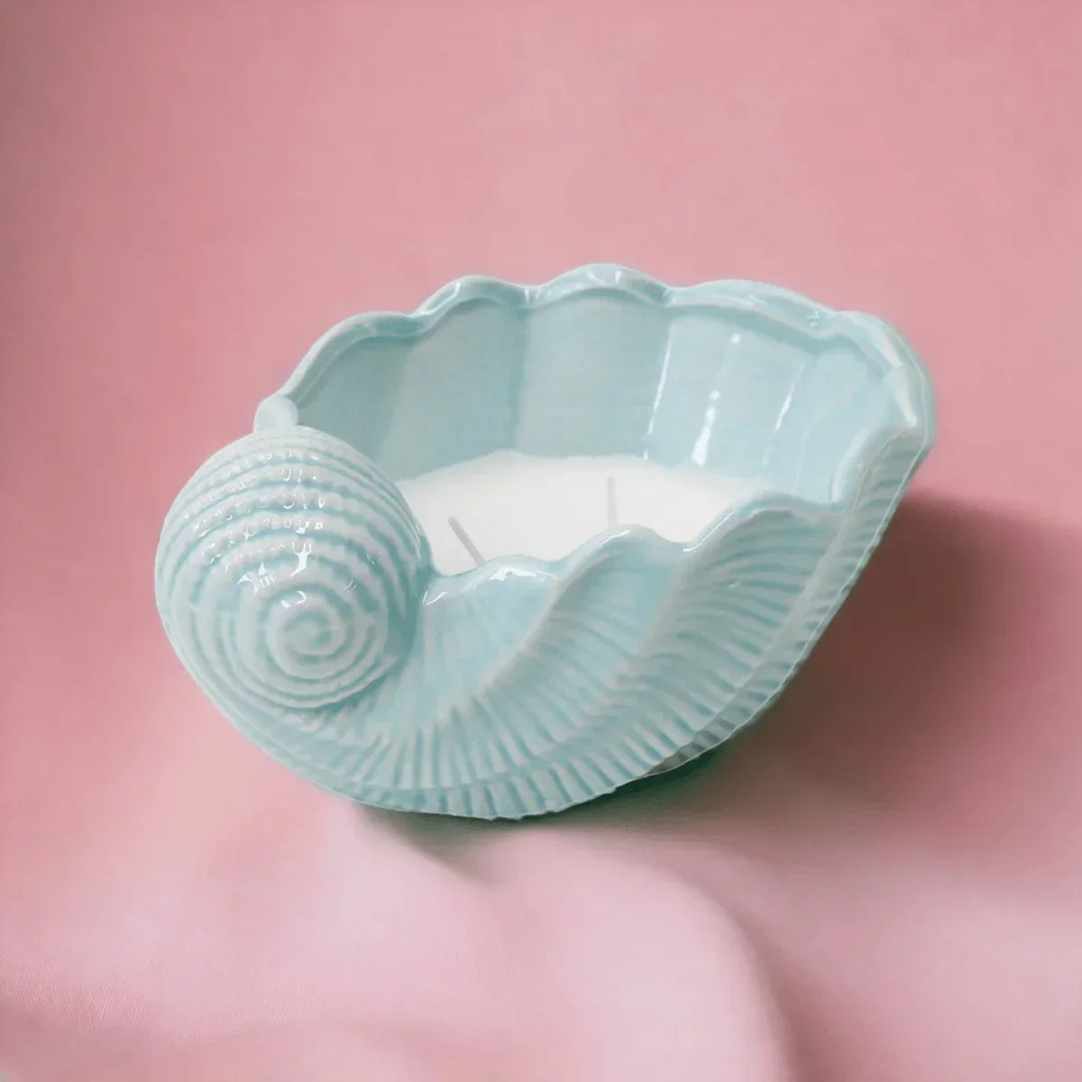 Seafoam Shell Candle – Exquisite Homewares