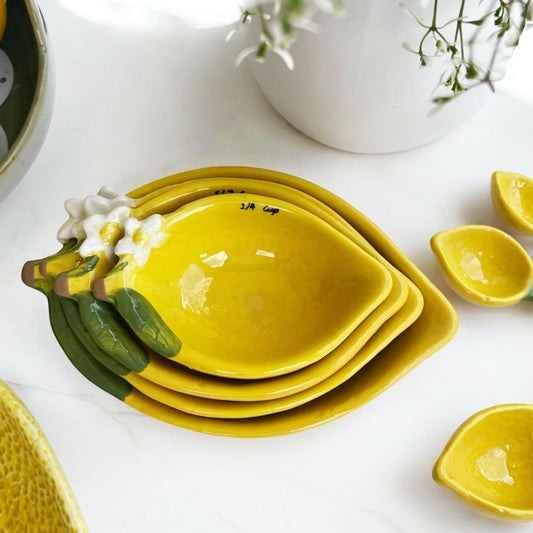 Set of 4 Limone Measuring Cups - Exquisite Homewares