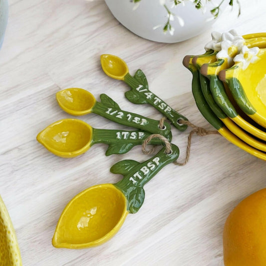 Set of 4 Limone Measuring Spoons - Exquisite Homewares