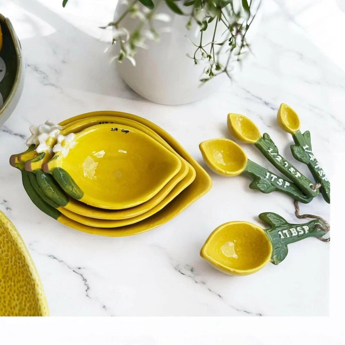 Set of 4 Limone Measuring Spoons - Exquisite Homewares 