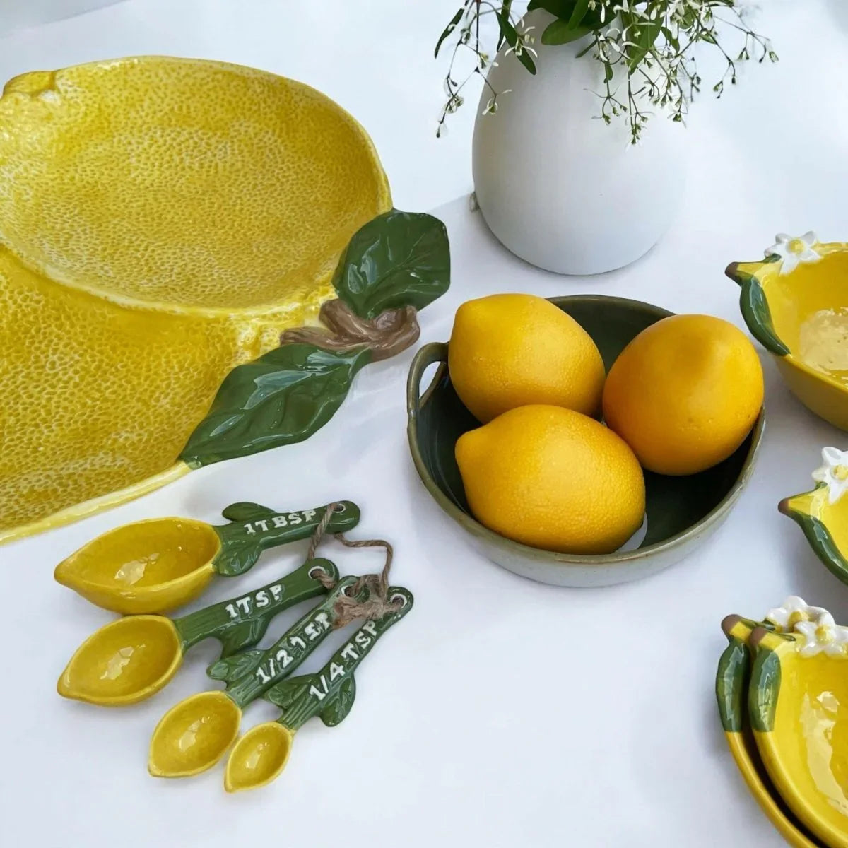 Set of 4 Limone Measuring Spoons - Exquisite Homewares 