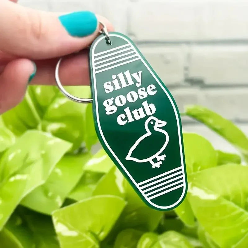 Silly Goose Keychain - Exquisite Homewares 