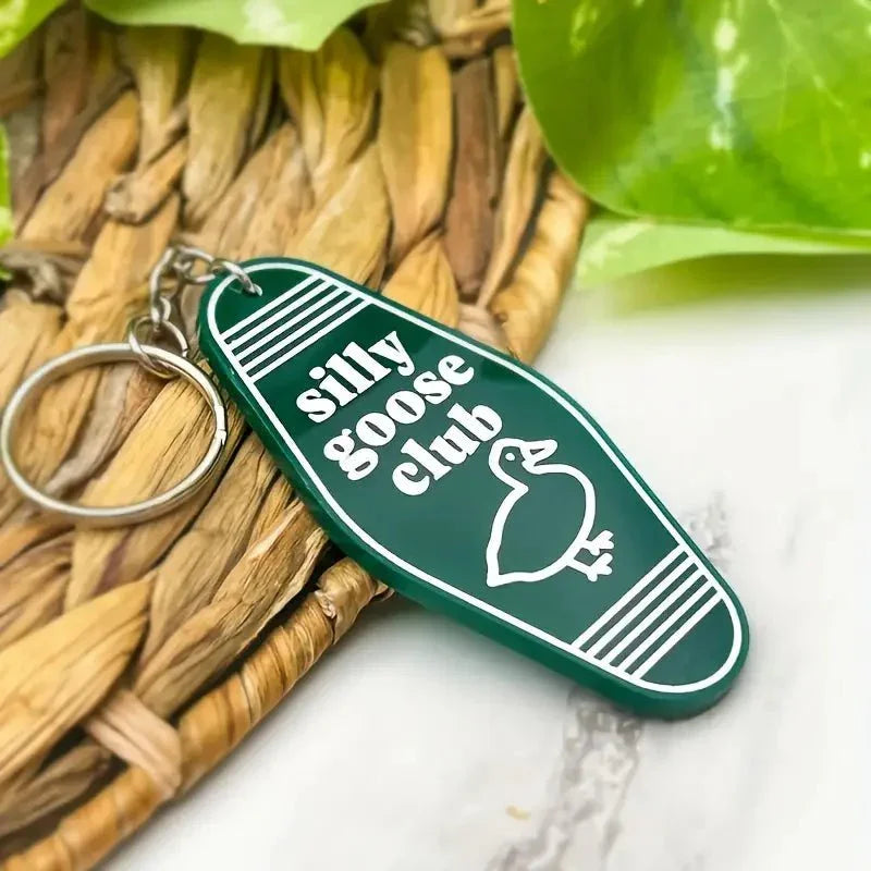 Silly Goose Keychain - Exquisite Homewares 