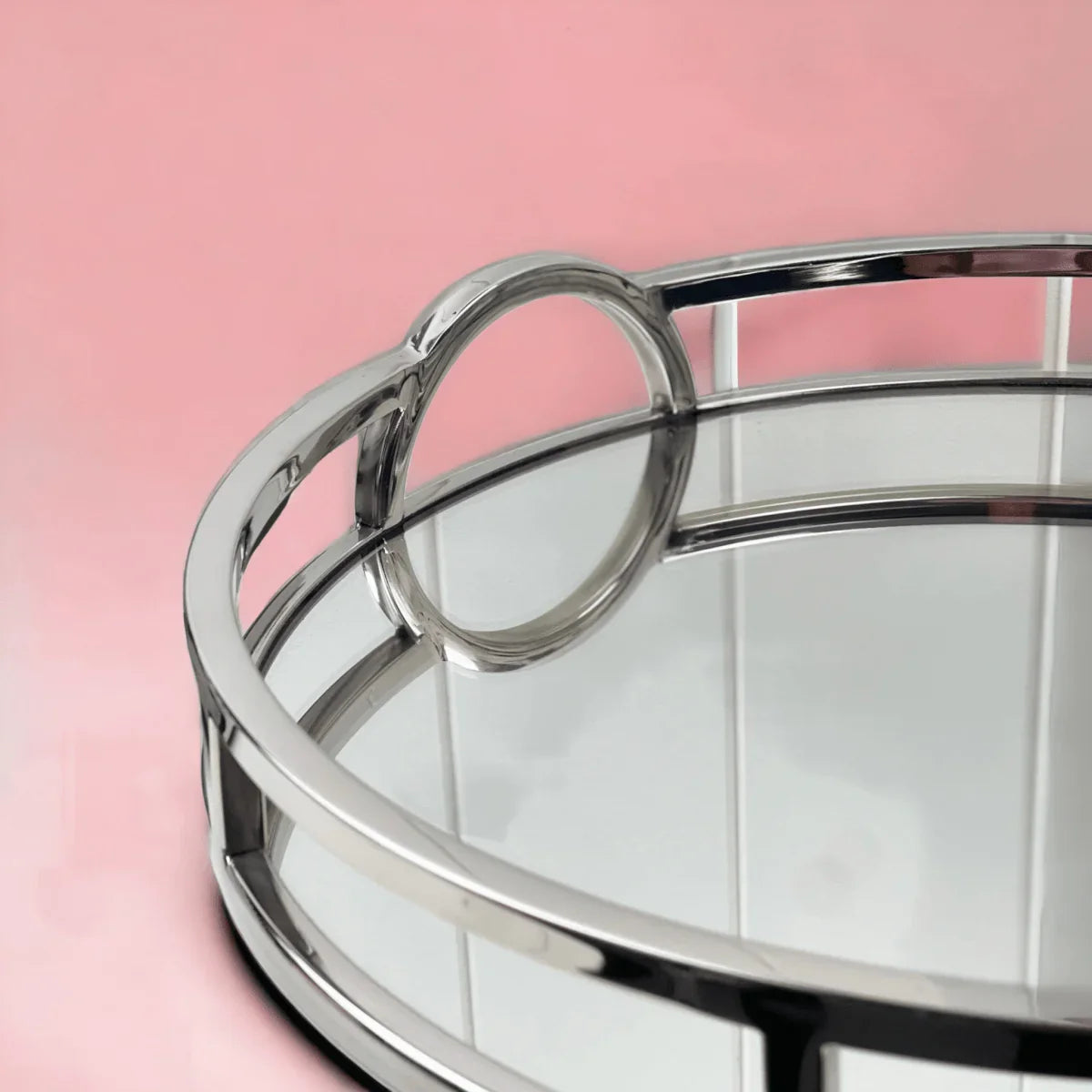 Silver Arch Mirror Tray - Exquisite Homewares 