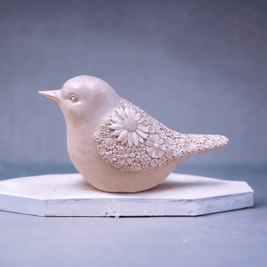 Sitting Pink Bird Floral - Exquisite Homewares