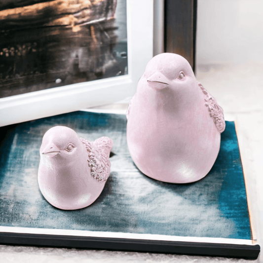 Sitting Pink Bird Floral - Exquisite Homewares