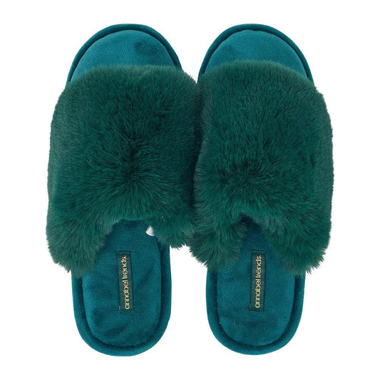 Slipper - Cosy Luxe - Emerald - Exquisite Homewares