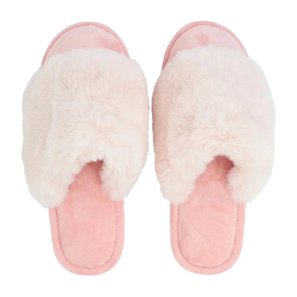 Slippers - Cosy Luxe - Pink Petal - Exquisite Homewares 