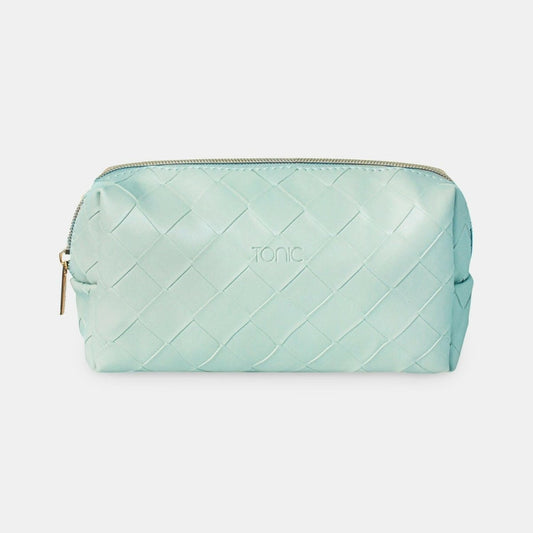 Small Beauty Bag - Woven Teal - Exquisite Homewares