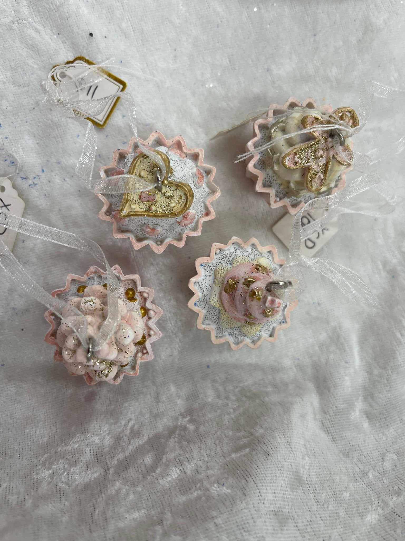 Small Cupcake Christmas Tree Hanging Decoration - Exquisite Homewares
