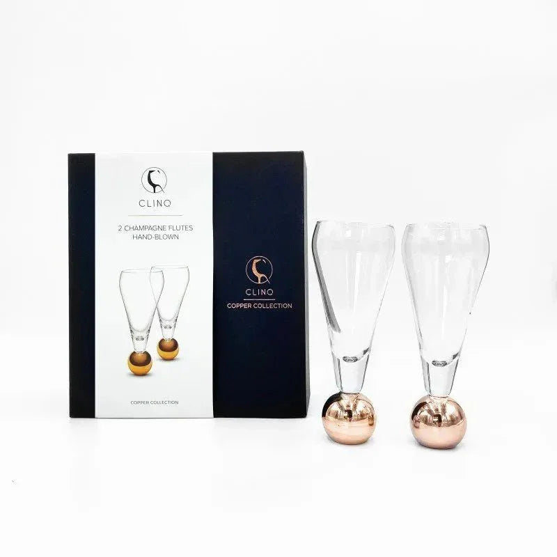 Stemless Champagne Glasses - Exquisite Homewares 