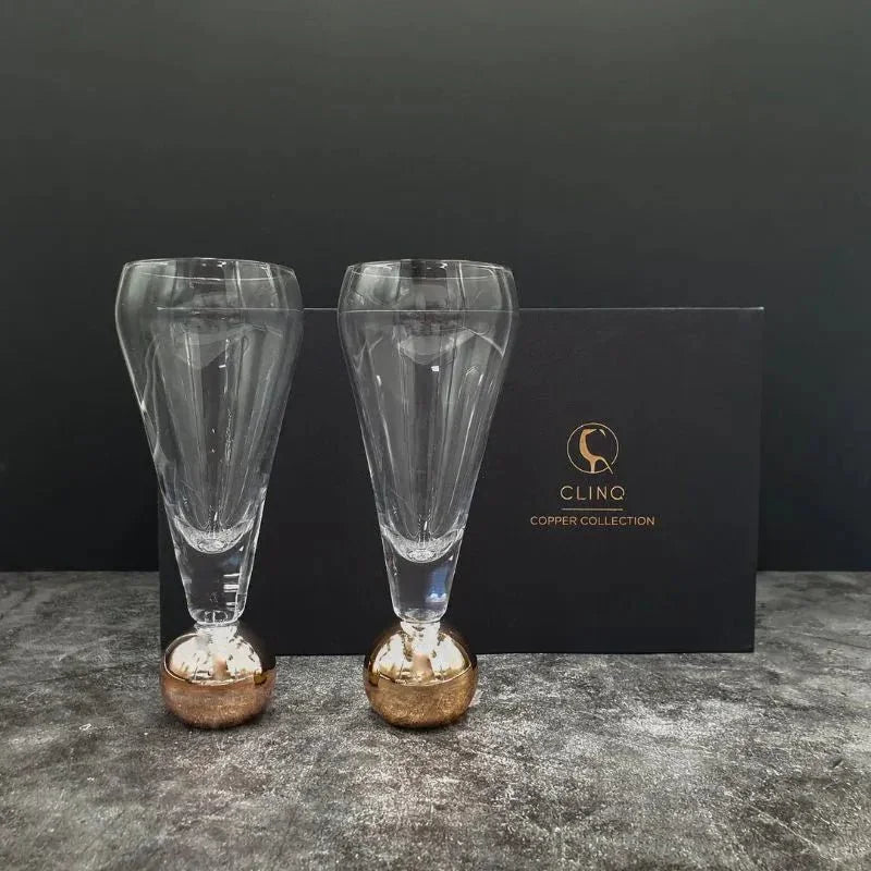 Stemless Champagne Glasses - Exquisite Homewares 