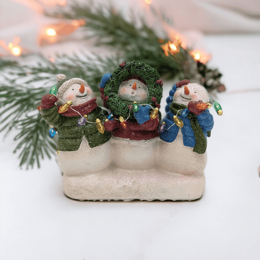 Three Snowmen with Lights - Exquisite Homewares