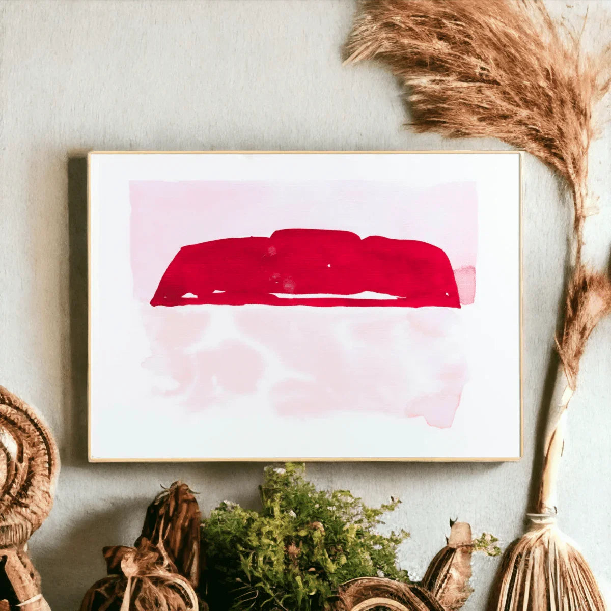 Uluru Pink Sunset Wall Art - Exquisite Homewares 
