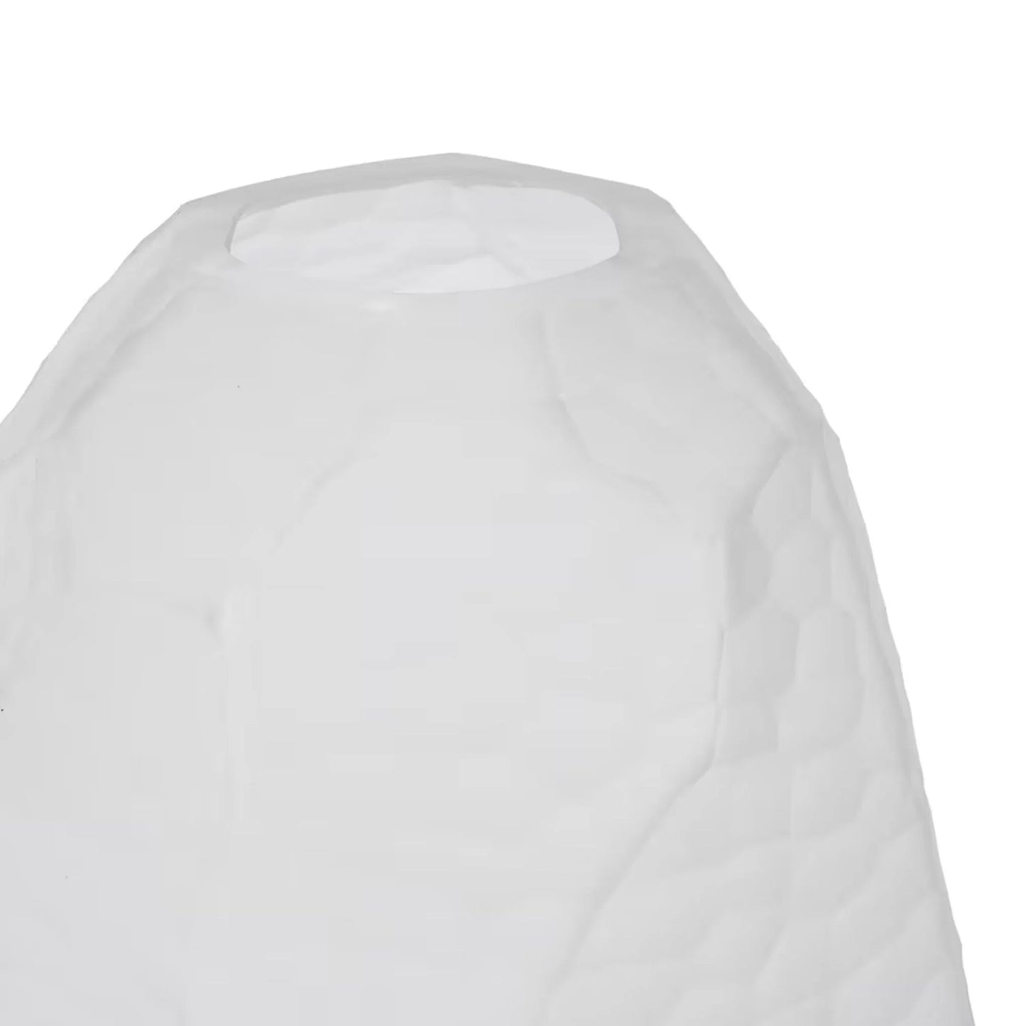 Rufus Vase Frosted White 27cm