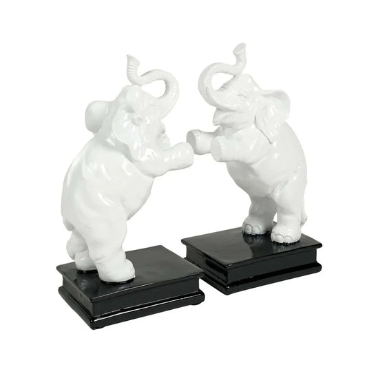 White Elephant Bookends - Exquisite Homewares 