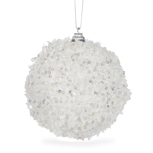White Sprinkles Bauble - Exquisite Homewares