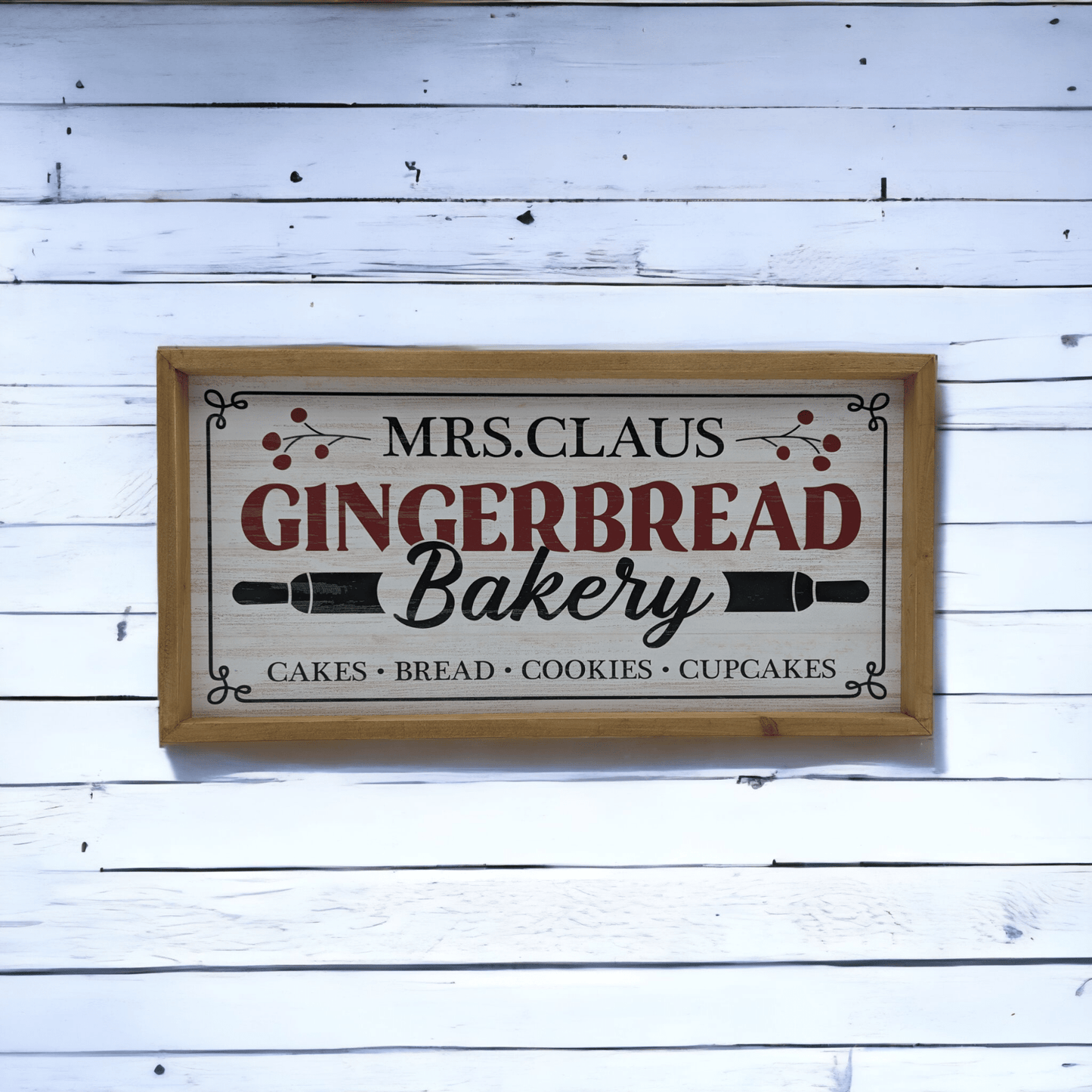 Wooden Gingerbread Bakery Sign - Exquisite Homewares