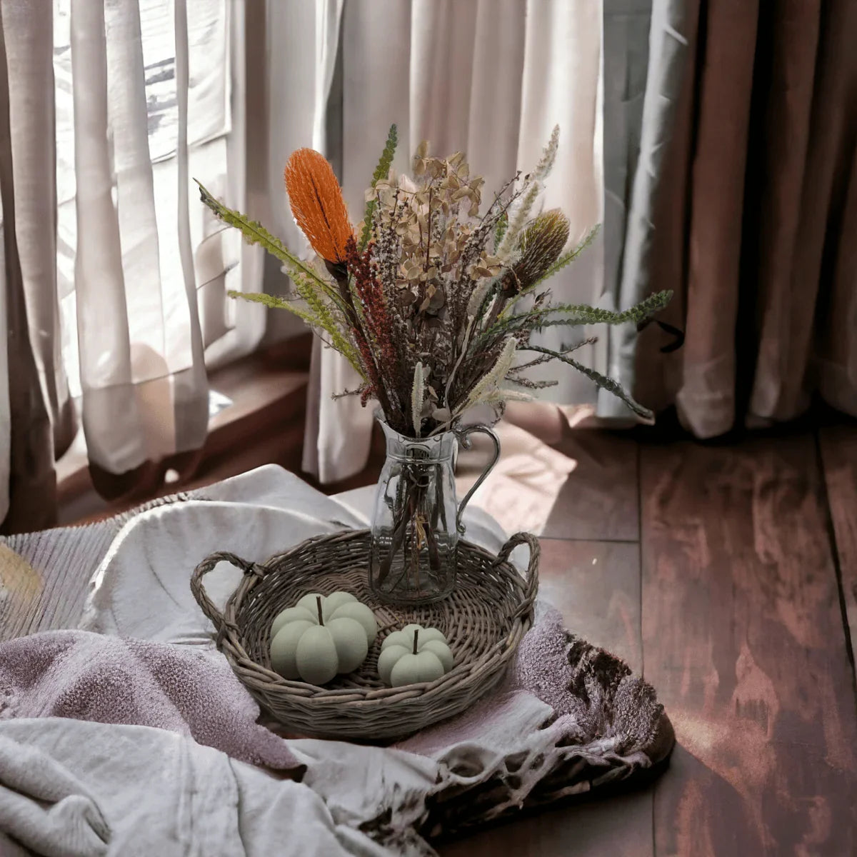 Woven Willow Tray - Exquisite Homewares 