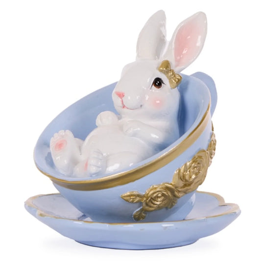 Blue Mrs Rabbit Teacup - 12cm